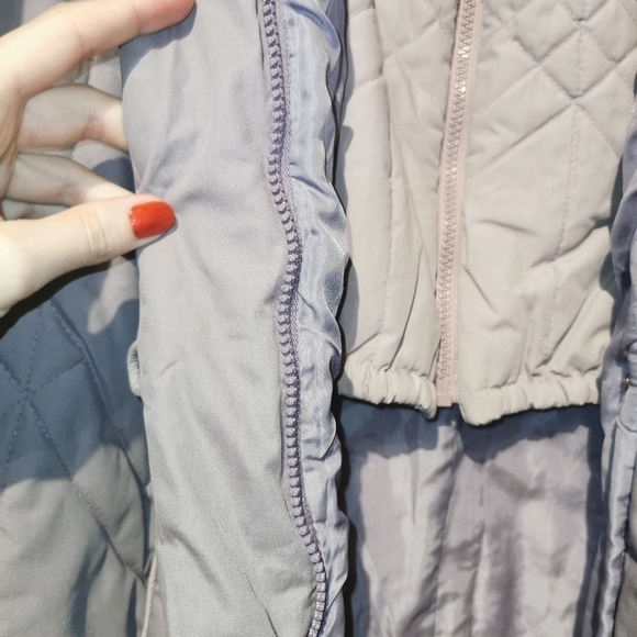 Vintage Purple Quilted Coat - Picture 7 of 15